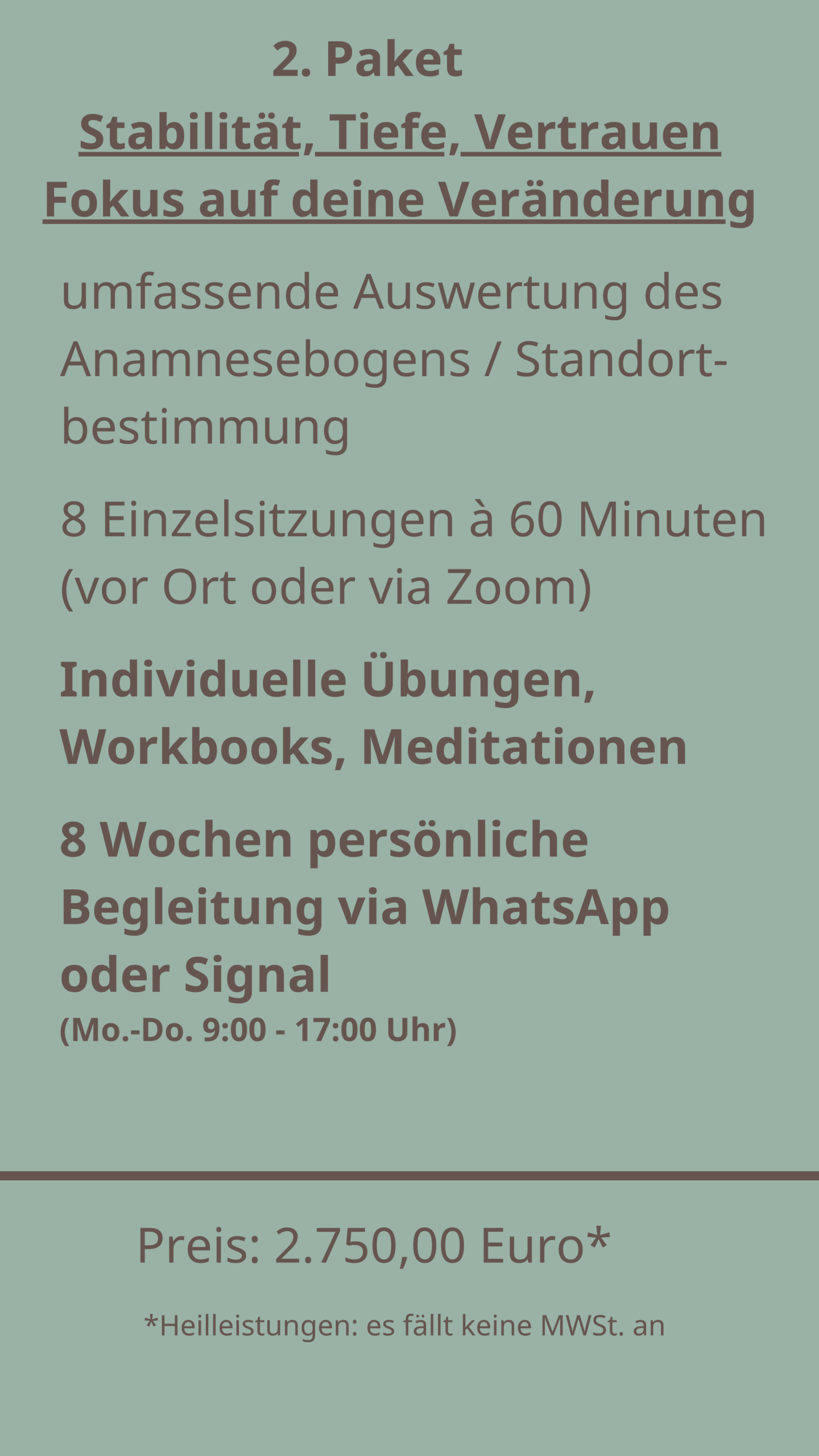 Vertiefende psychotherapeutische Begleitung<br />
Michaela Peschmann Heilpraktikerin für Psychotherapie München